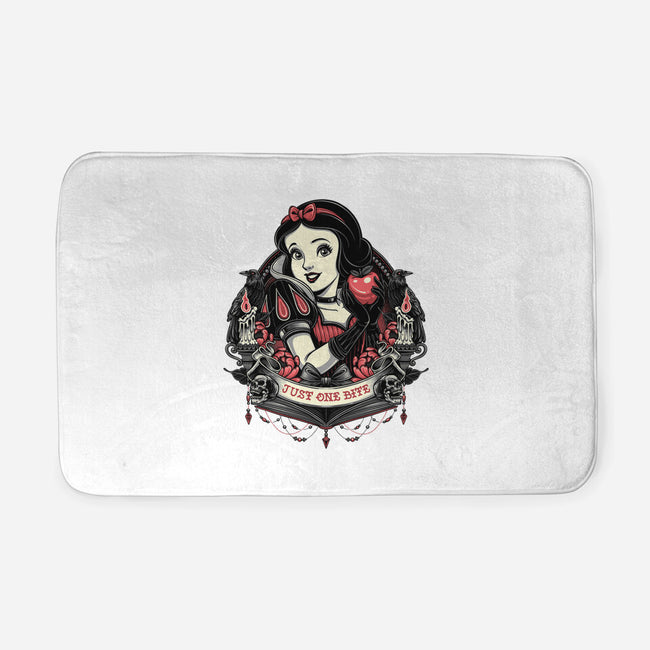 Goth Snow White-None-Memory Foam-Bath Mat-glitchygorilla