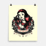 Goth Snow White-None-Matte-Poster-glitchygorilla