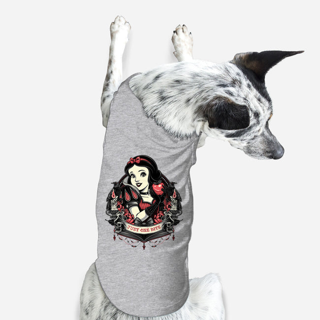 Goth Snow White-Dog-Basic-Pet Tank-glitchygorilla