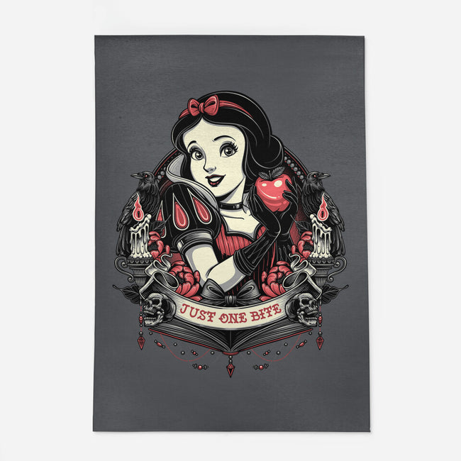 Goth Snow White-None-Indoor-Rug-glitchygorilla