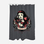 Goth Snow White-None-Polyester-Shower Curtain-glitchygorilla