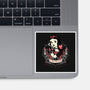 Goth Snow White-None-Glossy-Sticker-glitchygorilla