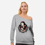 Goth Snow White-Womens-Off Shoulder-Sweatshirt-glitchygorilla