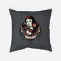 Goth Snow White-None-Removable Cover w Insert-Throw Pillow-glitchygorilla