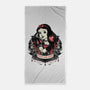 Goth Snow White-None-Beach-Towel-glitchygorilla