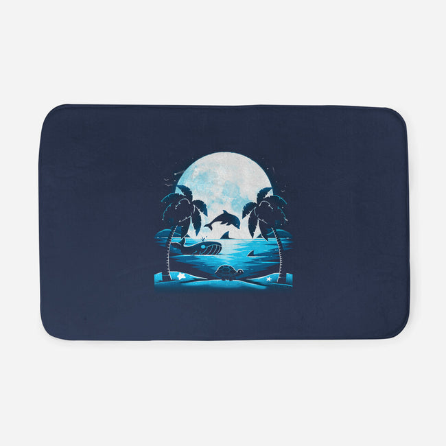 Summer Animals-None-Memory Foam-Bath Mat-Vallina84