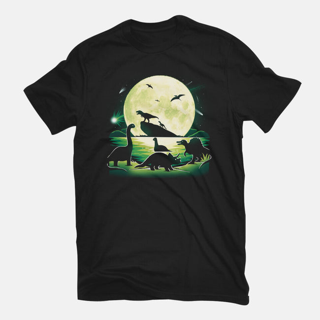 Jurassic Animals-Unisex-Basic-Tee-Vallina84