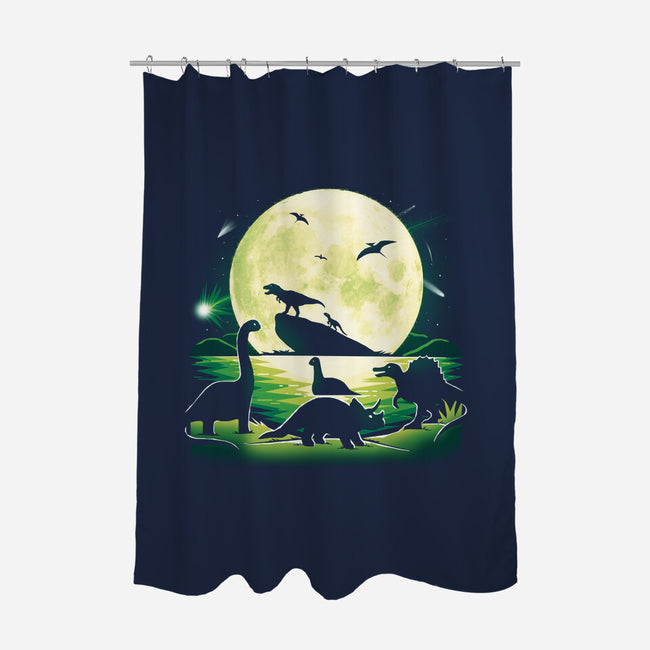 Jurassic Animals-None-Polyester-Shower Curtain-Vallina84