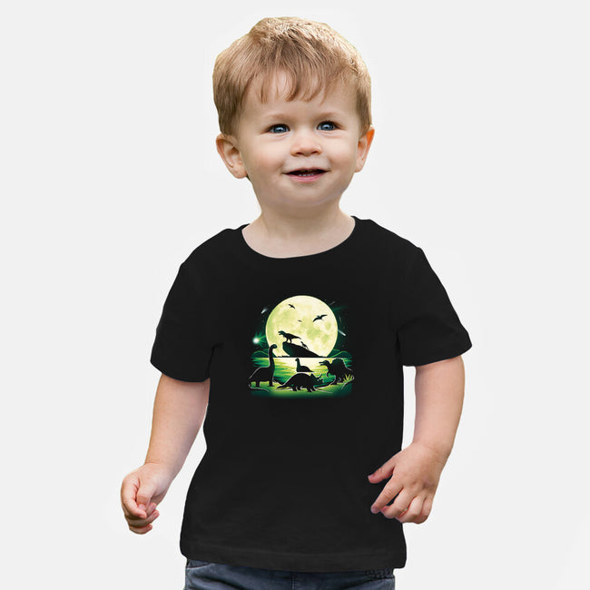 Jurassic Animals-Baby-Basic-Tee-Vallina84