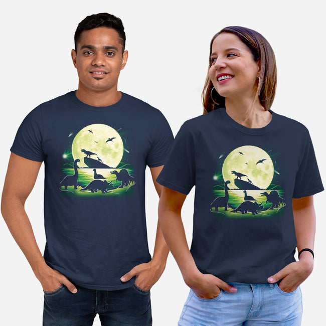 Jurassic Animals-Unisex-Basic-Tee-Vallina84