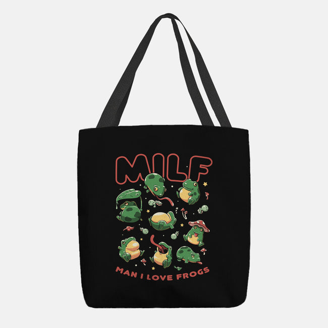 Man I Love Frogs-None-Basic Tote-Bag-koalastudio