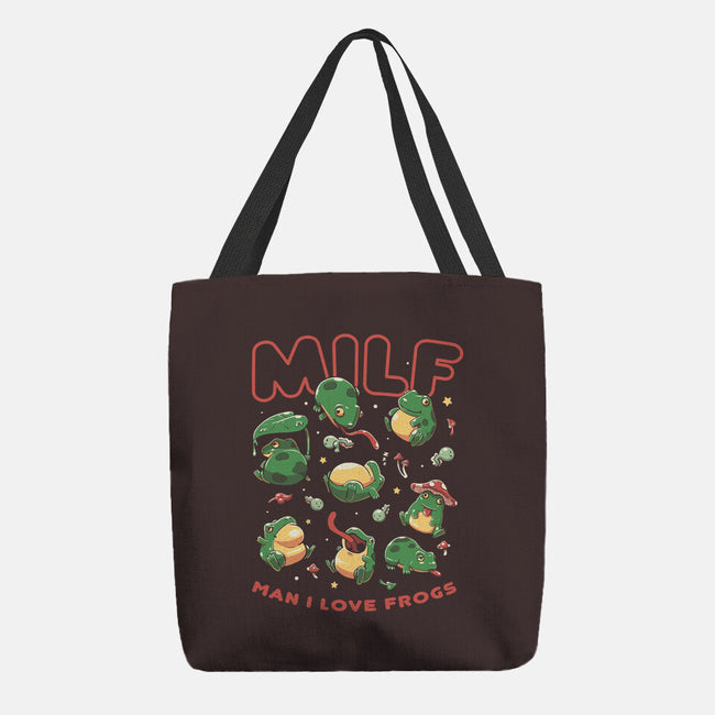 Man I Love Frogs-None-Basic Tote-Bag-koalastudio