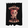 Insane Cat-None-Polyester-Shower Curtain-eduely