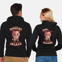 Insane Cat-Unisex-Zip-Up-Sweatshirt-eduely