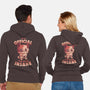 Insane Cat-Unisex-Zip-Up-Sweatshirt-eduely