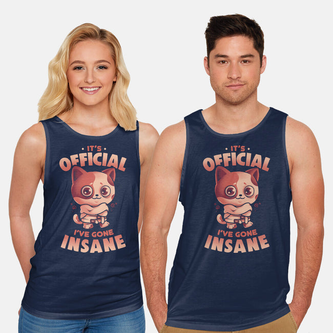 Insane Cat-Unisex-Basic-Tank-eduely