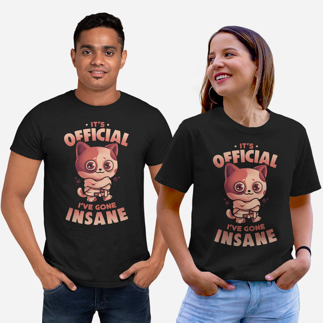 Insane Cat-Unisex-Basic-Tee-eduely