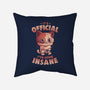 Insane Cat-None-Removable Cover-Throw Pillow-eduely