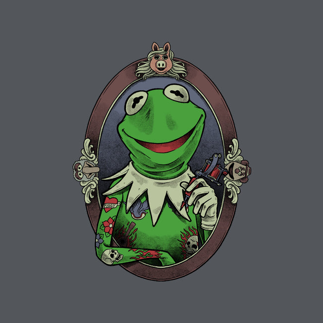 Tattoo Puppet Frog-Mens-Heavyweight-Tee-Studio Mootant