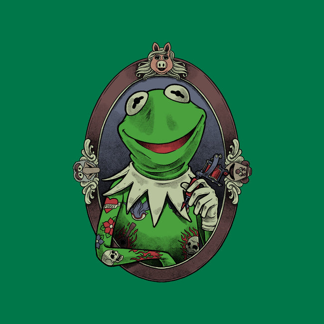 Tattoo Puppet Frog-Womens-Racerback-Tank-Studio Mootant