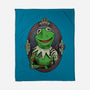 Tattoo Puppet Frog-None-Fleece-Blanket-Studio Mootant