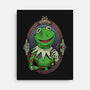 Tattoo Puppet Frog-None-Stretched-Canvas-Studio Mootant