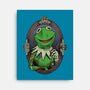 Tattoo Puppet Frog-None-Stretched-Canvas-Studio Mootant