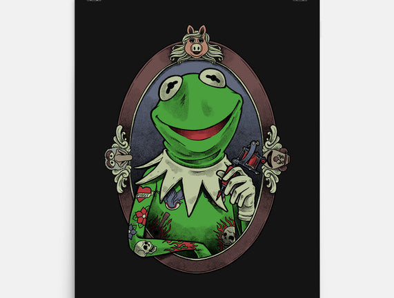 Tattoo Puppet Frog