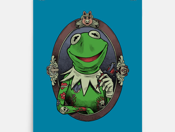 Tattoo Puppet Frog