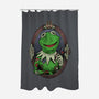 Tattoo Puppet Frog-None-Polyester-Shower Curtain-Studio Mootant