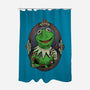 Tattoo Puppet Frog-None-Polyester-Shower Curtain-Studio Mootant