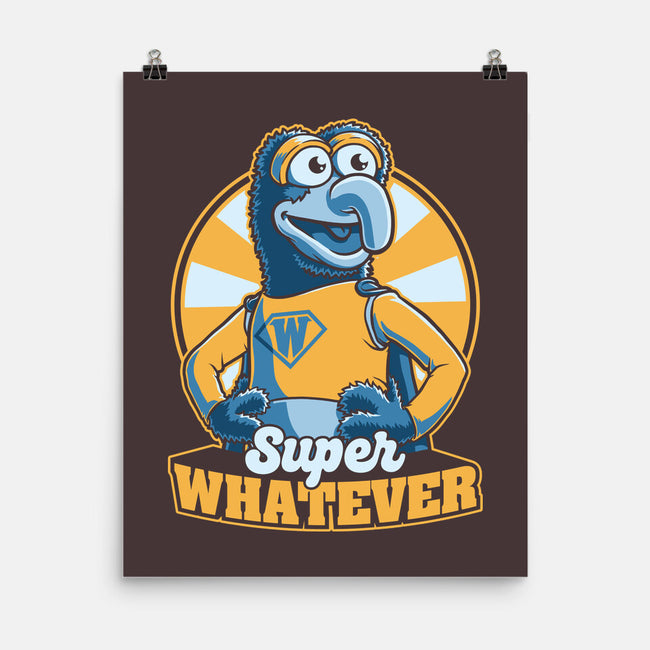 Puppet Hero Whatever-None-Matte-Poster-Studio Mootant