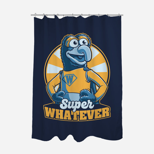 Puppet Hero Whatever-None-Polyester-Shower Curtain-Studio Mootant