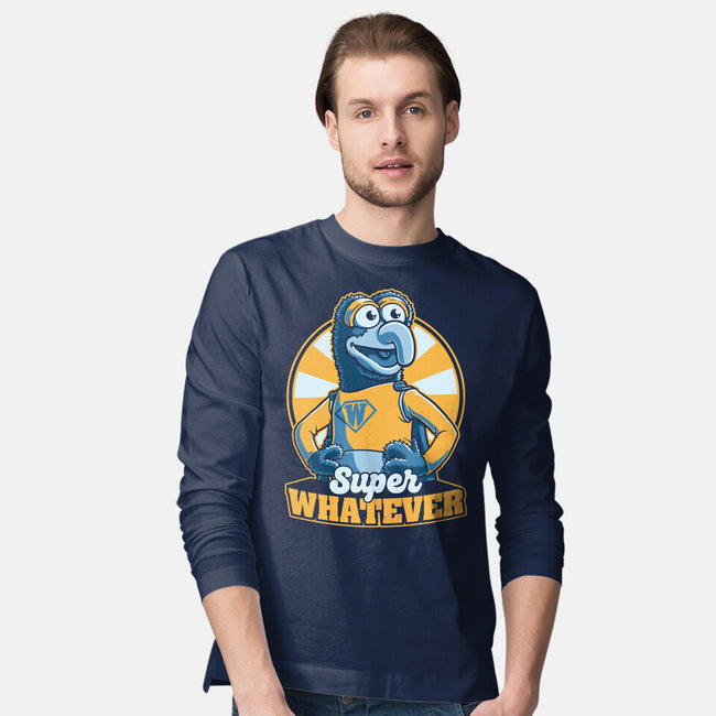 Puppet Hero Whatever-Mens-Long Sleeved-Tee-Studio Mootant