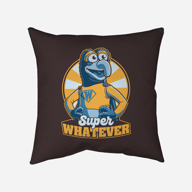 Puppet Hero Whatever-None-Removable Cover-Throw Pillow-Studio Mootant