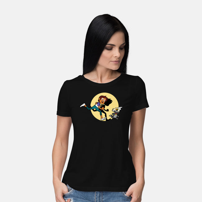 The Adventures Of Luz-Womens-Basic-Tee-jasesa