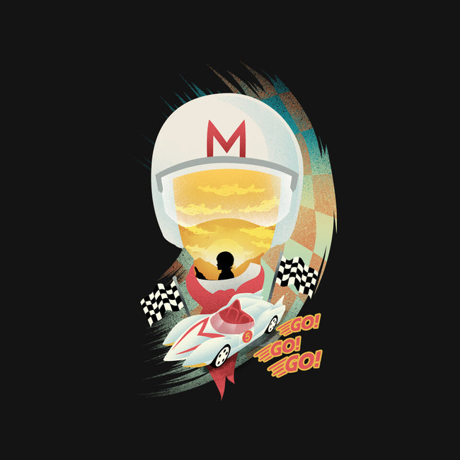 Go Racer-None-Glossy-Sticker-dandingeroz