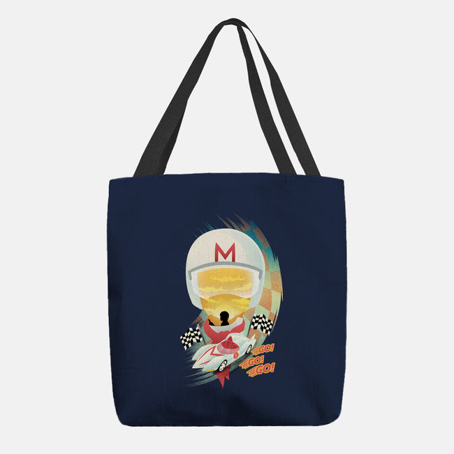 Go Racer-None-Basic Tote-Bag-dandingeroz