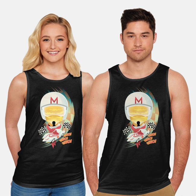 Go Racer-Unisex-Basic-Tank-dandingeroz