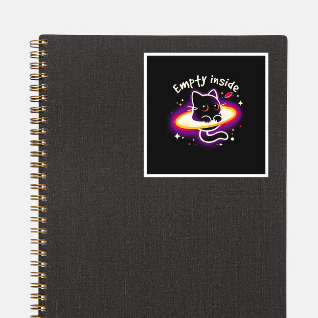 Cat Black Hole-None-Glossy-Sticker-NemiMakeit