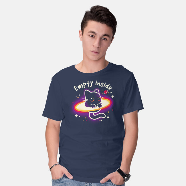 Cat Black Hole-Mens-Basic-Tee-NemiMakeit