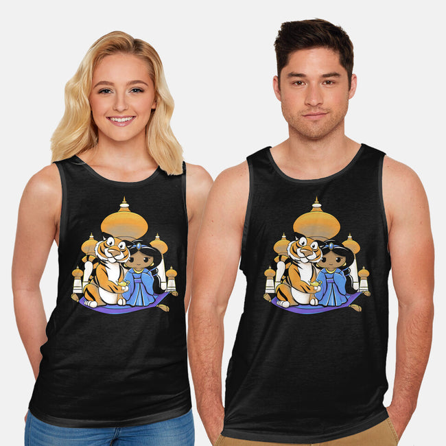 Kokeshi Arabian Princess-Unisex-Basic-Tank-ellr