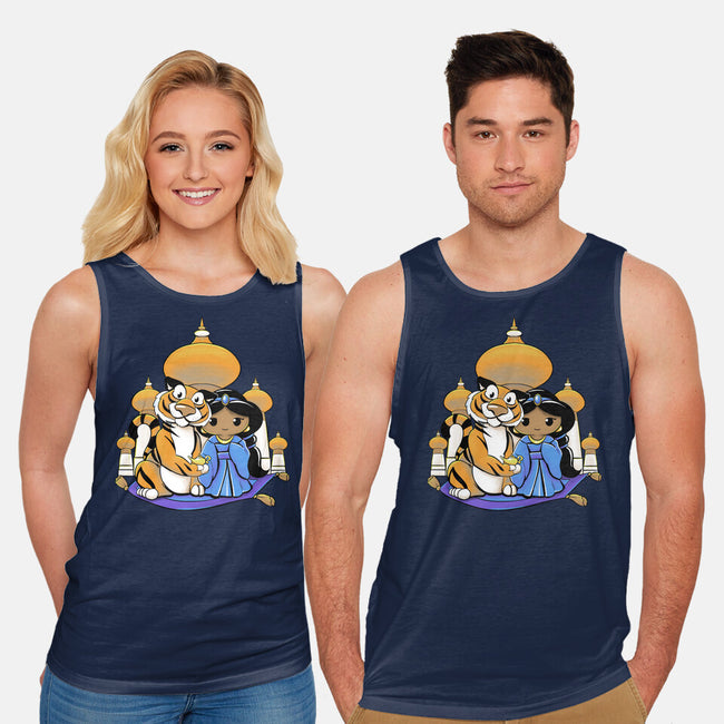 Kokeshi Arabian Princess-Unisex-Basic-Tank-ellr