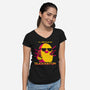 Duckinator-Womens-V-Neck-Tee-estudiofitas