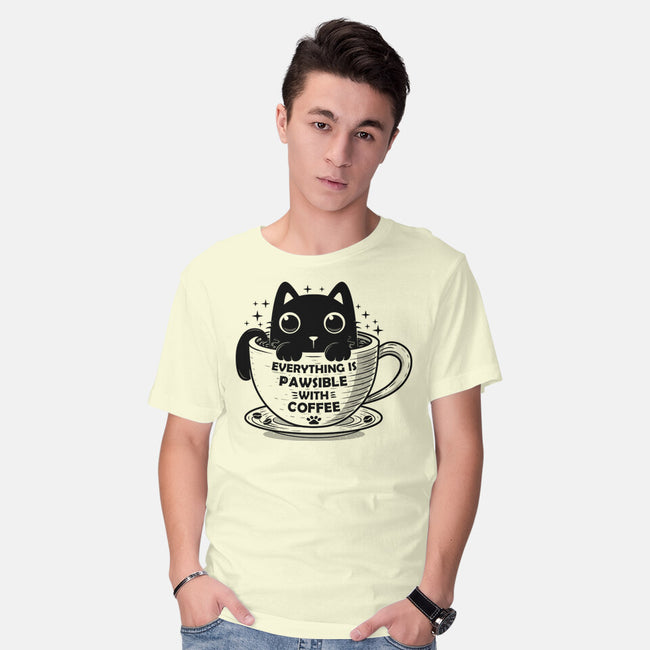 Everything Is Pawsible-Mens-Basic-Tee-erion_designs