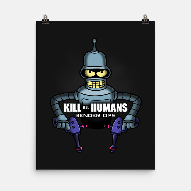 Bender Ops-None-Matte-Poster-Barbadifuoco