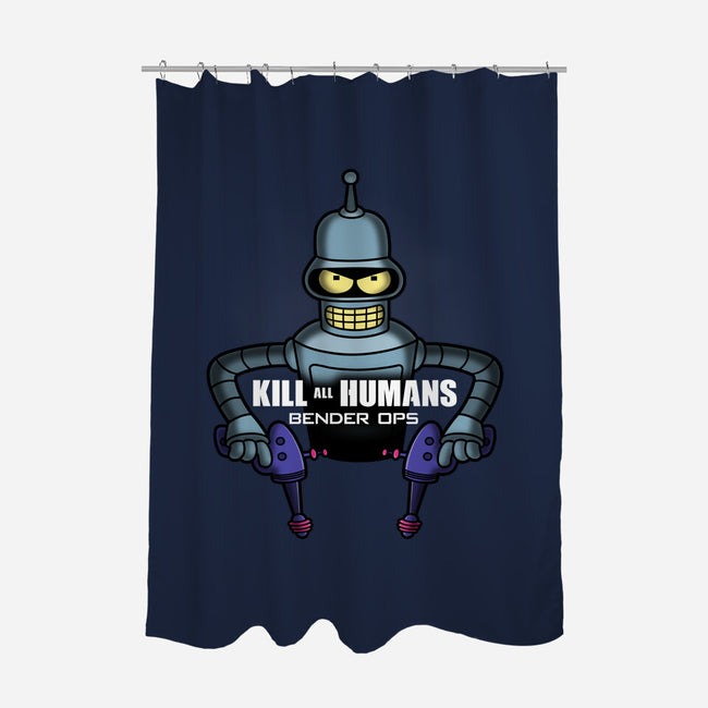 Bender Ops-None-Polyester-Shower Curtain-Barbadifuoco