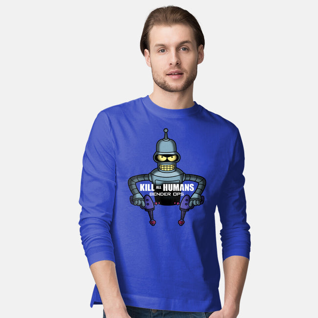 Bender Ops-Mens-Long Sleeved-Tee-Barbadifuoco