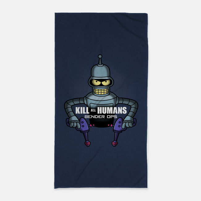 Bender Ops-None-Beach-Towel-Barbadifuoco