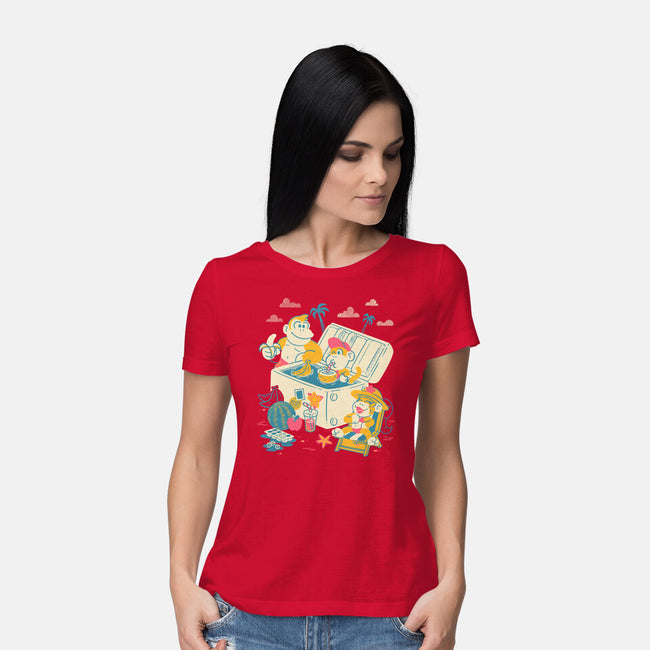 Tropical Heatwave-Womens-Basic-Tee-estudiofitas